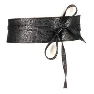 Black Wrap Around Belt | One Size | New Without Tags
